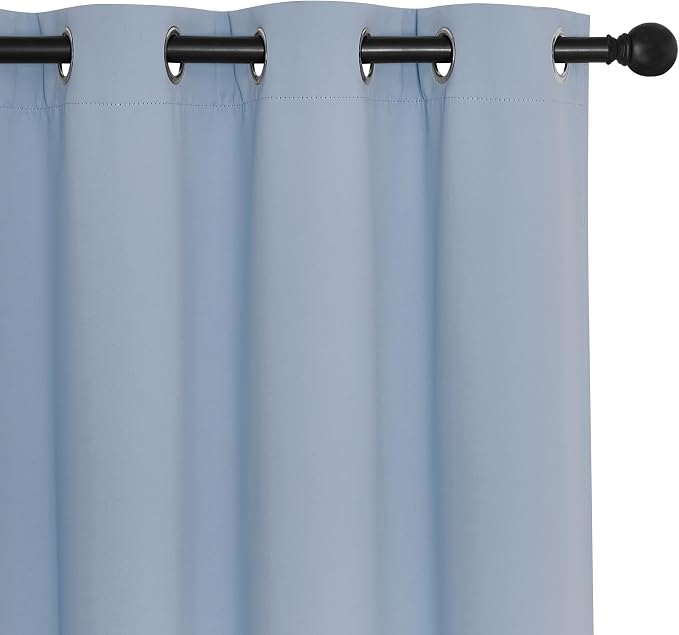 NICETOWN Door Curtain for Closet Doors 80 Inches Long 1 Panel, Room Divider - Image 7
