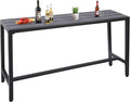 Outdoor Bar Table, Patio Console Pub Height Table by Sumshadow