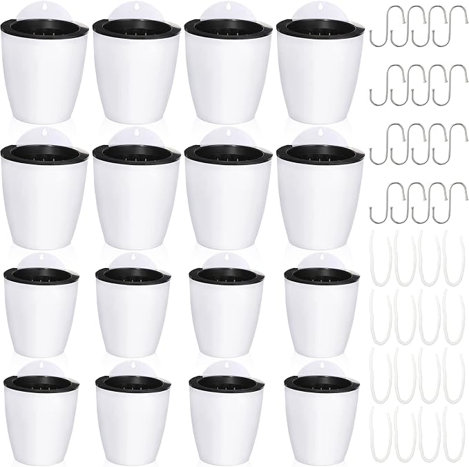 Amyhill 16 Pcs 5'' and 4.33'' Self Watering Hanging Planter by Amyhill