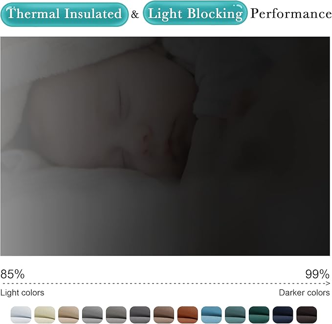 NICETOWN 2 Panels Outdoor Curtains - Image 2