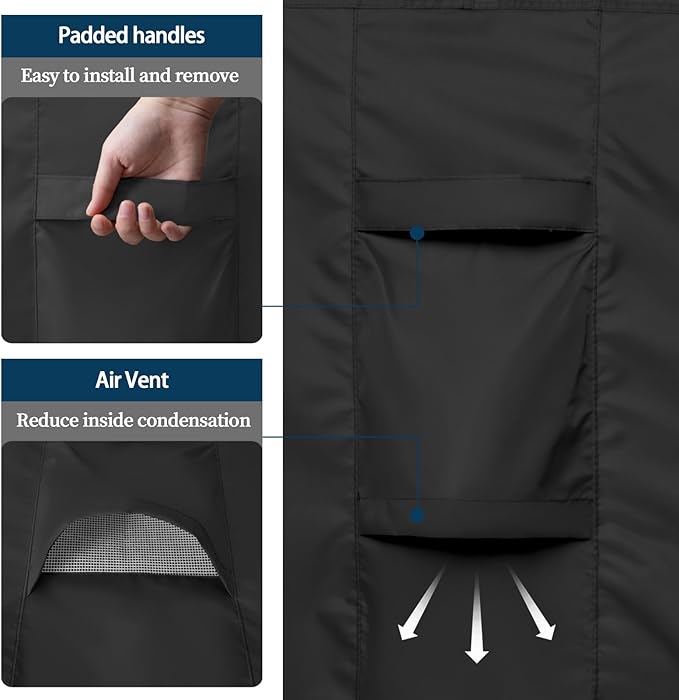 Easy-Going Rectangle Patio Furniture Cover Waterproof Outdoor Dining Table and - Image 6