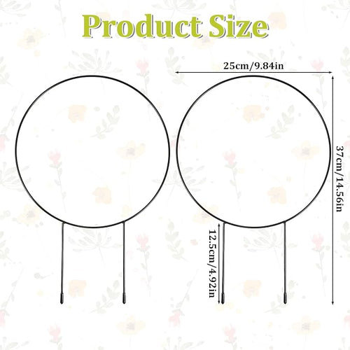 2 Pcs Trellis for Climbing Plants Indoor 14.5" Hoya Trellis Set Small Plant - Image 2