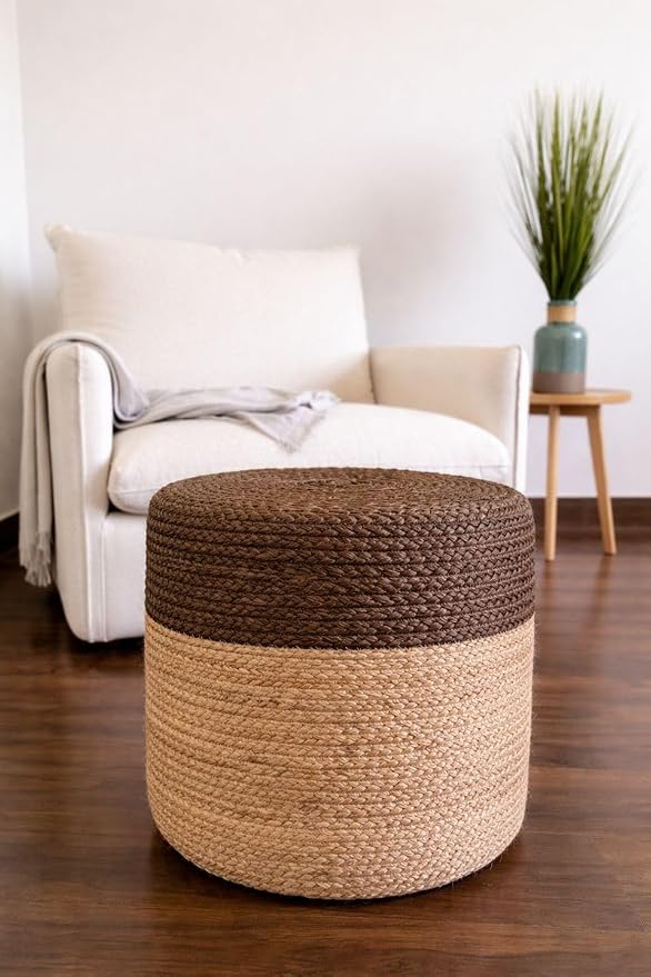 S & L Homes Pouf Ottoman by SLHOMES