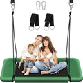 60" Retangular Tree Swing for Kids & Adults, Adjustable Platform Swing by Ansionsol