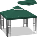 Sumfaller 10x10 FT Gazebo Replacement Canopy Top Double Tiered Canopy Top by Unknown