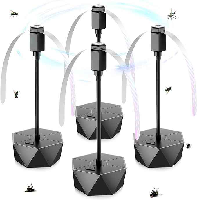 Fly Fans for Tables, Fly Repellent Fan Outdoor Indoor Keep Flies Away, Fly by PIMAG