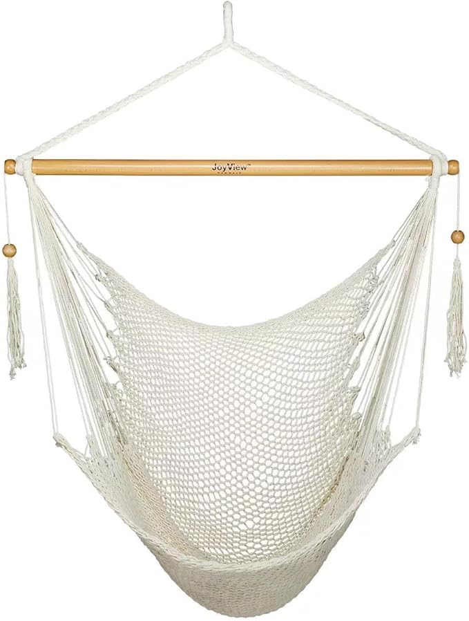 JoyView Hammock Chair with Spreader Bar Caribbean Hammock Swing Chair 300 LBS by JoyView