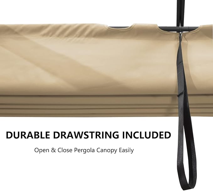 Pergola Shade Cover Replacement Canopy Top Compatible - Image 7