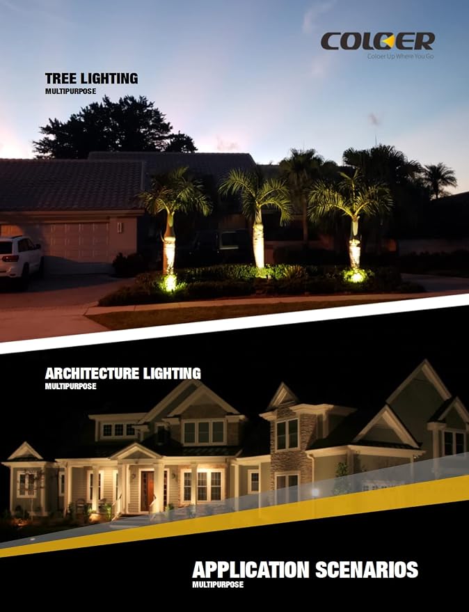 COLOER Mini Size Die-cast Brass Landscape SpotLights Outdoor, 2.5W 12Volt AC/DC - Image 7