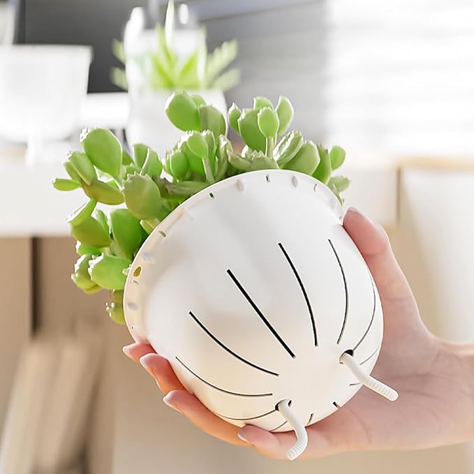 2 Pack 4 inch Self Watering Plants Pots Planters - Image 7