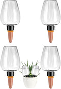 4 Pcs Plant Watering Globes Self Watering Planter Insert Plants Top Fill Water by Unknown
