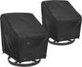JinHrtoyi Outdoor Chair Covers 2 Pack, 30Wx34Dx38H inches Patio Chair Cover by JinHrtoyiFurnitureCovers