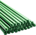 Garden Plant Stakes 24 Inch 2Ft Steel Plant Stick Support, 25 Pack Tomato Stakes by Xuwzenkl
