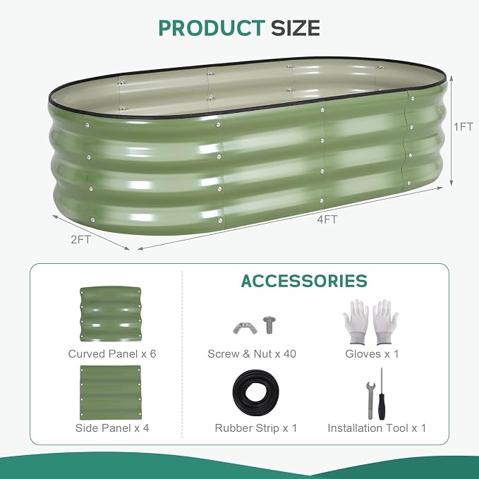 Galvanized Raised Garden Bed - Image 2
