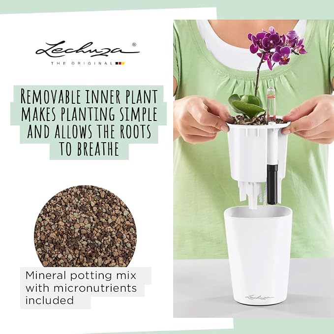 Lechuza 14903 Deltini Self-Watering Planter - Image 3