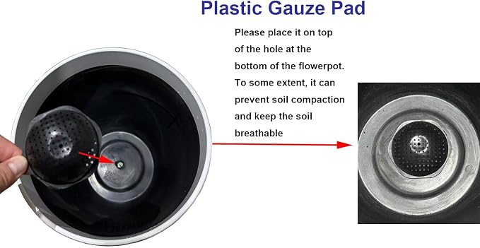24/21/11 Inch Tall Planter Pots Garden Plastic Planters - Image 3