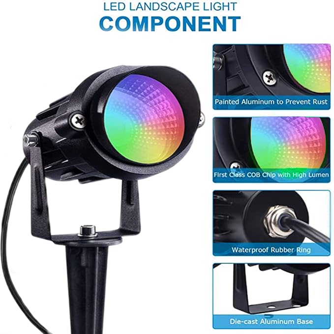 Christmas RGB Spot Lights, Outdoor Spotlights - Image 5