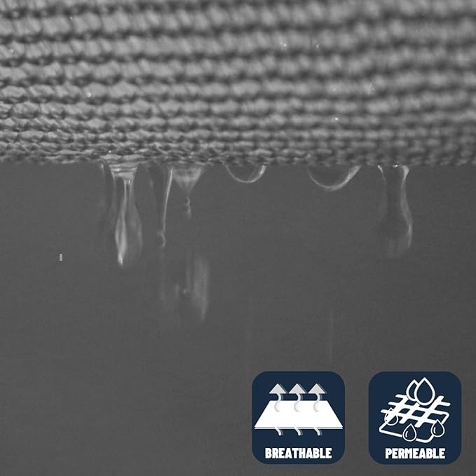 SUNNY GUARD Custom Size 11'x22'x22' Triangle Dark Grey UV Block Sunshade - Image 5
