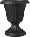 Arcadia Garden Products PL00BK Classic Traditional Plastic Urn Planter by Unknown