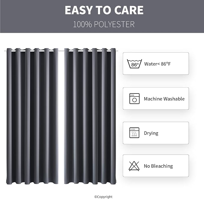 Outdoor Indoor Curtains W84 x L108 - Image 6