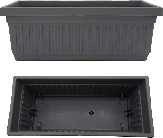 The HC Companies 30 Inch Venetian Rectangular Window Planter Box - Image 4