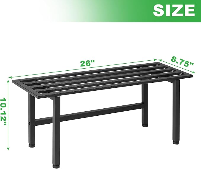 2 Pack Metal Plant Stand Outdoor Plant Shelf Indoor, 1 Tier Heavy Duty Plant - Image 6