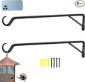 2 Pack Extra Long 23 Inch Heavy-Duty Rust-Resistant Solid Steel Plant Hangers by YELOKIE