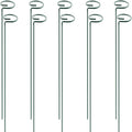HiGift 10 Pack 24 inch Plant Stakes and Supports, Metal Flower Stakes by HiGift