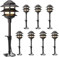 GOODSMANN Landscape Lighting 8PK Pathway Lights Low Voltage 2.2 Watt LED 12V AC by GOODSMANN