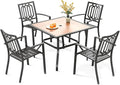 PHI VILLA 5 Piece Outdoor Dining Set by PHIVILLAThepioneerofcomfortablehouseholdsupplies