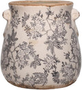 Rustic Farmhouse Ceramic Flower Pots, Vintage Antique Planters & Vase by XiaanJiaju