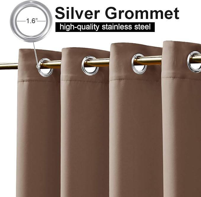 NICETOWN 2 Panels Outdoor Curtains - Image 2
