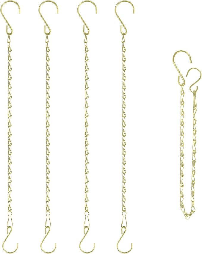 RIFNY 20 Inch Gold Chain for Hanging Plants, Small Plant Chains for Hanging by RIFNY