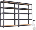 Garage Storage Shelves 2PCS, 2400 LBS Heavy Duty Shelving, Metal Garage Shelves by Unknown