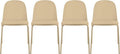 2xhome Parent Modern Stackable Armless Dining Chair | Plastic Shell Seat by 2xhome