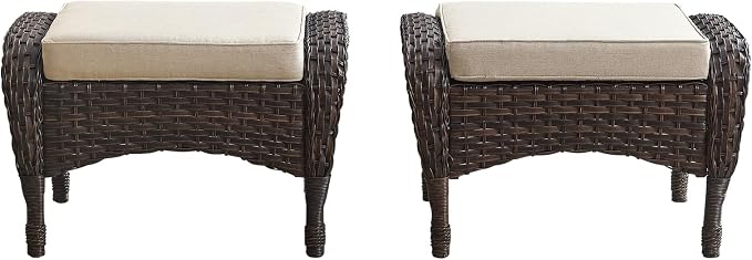 Belord Outdoor Ottomans for Patio Foot Rest by Belord