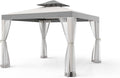 Patio Gazebo Tent Outdoor Canopy Shelter 10'x10' by GOJOOASIS
