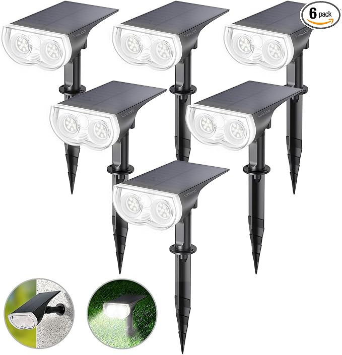 Linkind Solar Lights Outdoor Waterproof IP65, StarRay Dusk-to-Dawn Outdoor by Linkind