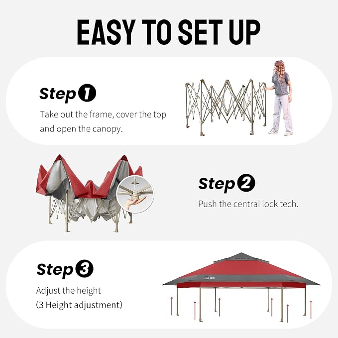 CROWN SHADES 12x12 Pop Up Gazebo - Image 7