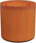 PLANTERCRAFT Corten Steel Metal Planter Box, Round Sizes, Modern Garden Steel by Plantercraft