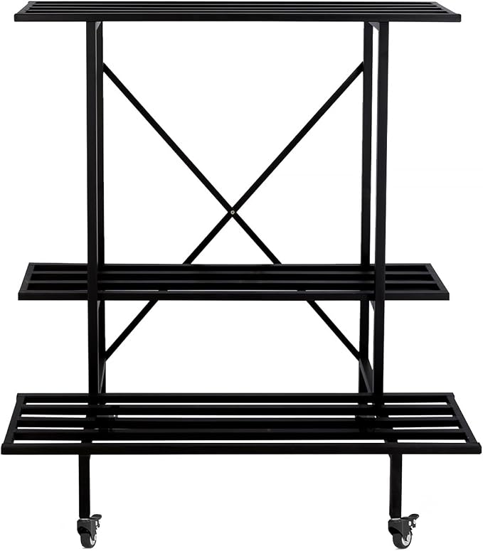 Zhongma 3 Tier Metal Heary Duty Plant Stand - Image 3