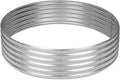 OUSHENG 4x4x1ft Round Galvanized Raised Garden Beds Outdoor, Steel Fire Pit by OUSHENG