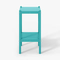WestinTrends Malibu 36" Outdoor Adirondack HDPE 2-Tier Patio Side Table by WestinTrends