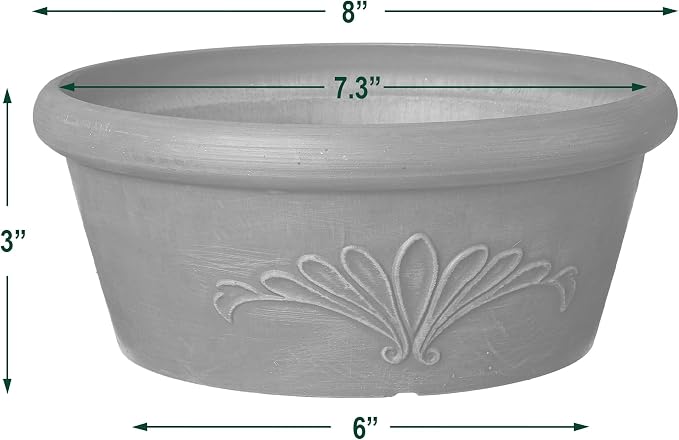 Arcadia Garden Products PSW TA20TC Plastic/Stone/Wood Composite Bulb Pan – No - Image 5