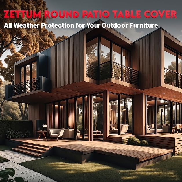 Zettum Round Patio Table Cover 80 Inch - Image 7