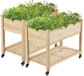 Yaheetech 42x23x33in Wooden Raised Garden Bed by Yaheetech