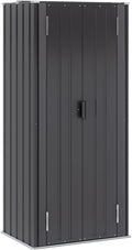 Greesum Outdoor Metal Storage Cabinet, Vertical Tool Organizer by BuynowfromGreesum