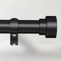 Time Forest Black Curtain Rods for Windows 48 to 84 Inch, 1 Inch Diameter by TimeForest