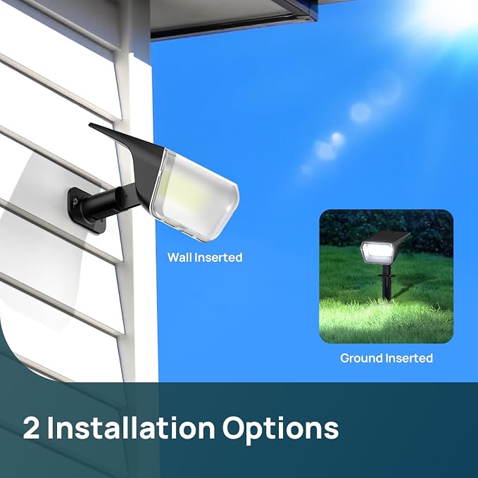Linkind Solar Spot Lights Outdoor Waterproof IP67, 60 LED Solar Flood Lights - Image 5
