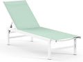 Outdoor Lounge Chair for Pool, Aluminum Chaise Lounge Chairs by Vexwalx